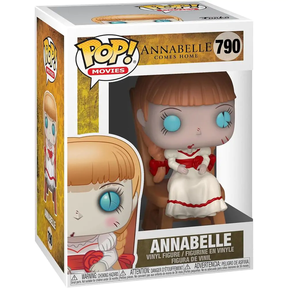 The Conjuring POP! Movies Figurina Vinyl Annabelle în Scaun 9 cm poza produsului