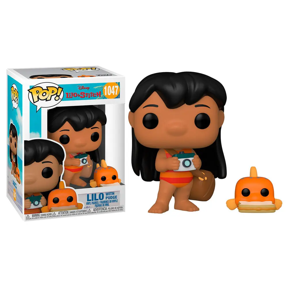 Lilo & Stitch POP! & Figurina de Vinil Buddy Lilo cu Pudge 9 cm poza produsului