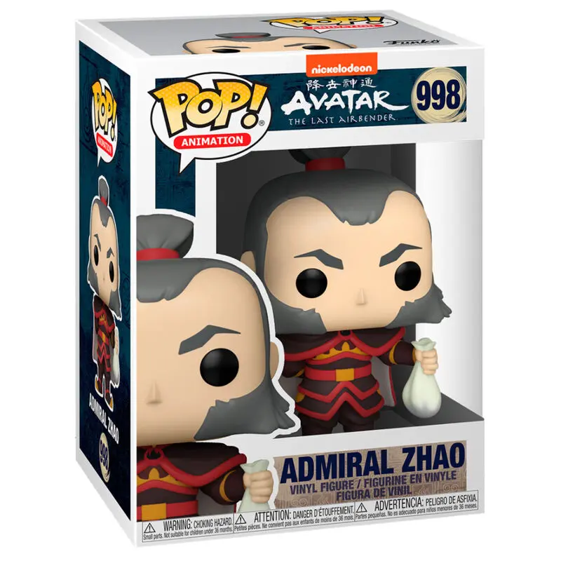 Avatar The Last Airbender POP! Animation Figurina Vinil Amiral Zhao 9 cm poza produsului