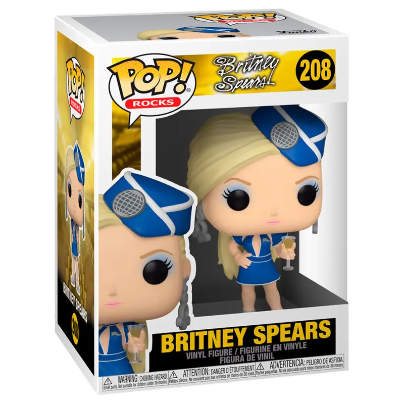 Britney Spears POP! Rocks Figurina Vinil Stewardesă 9 cm poza produsului