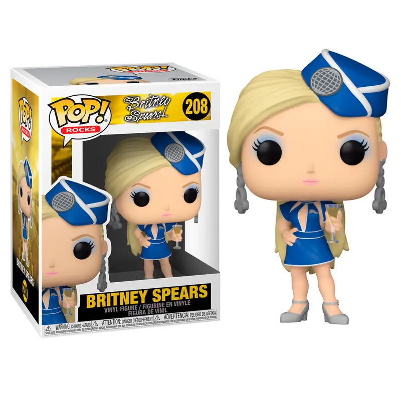 Britney Spears POP! Rocks Figurina Vinil Stewardesă 9 cm poza produsului