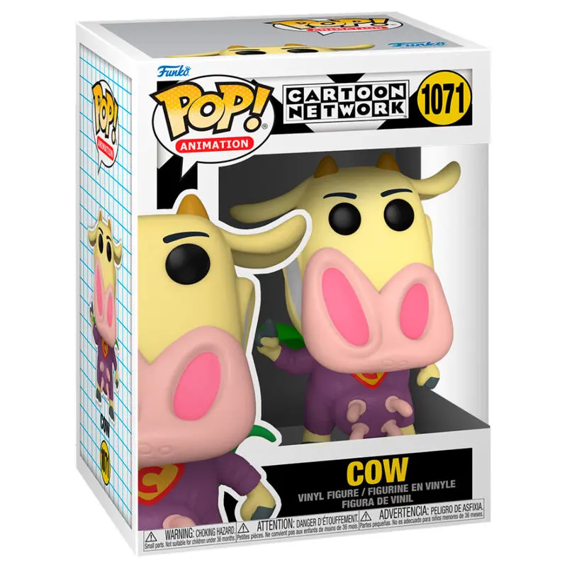 Cow and Chicken POP! Animație Figurina de Vinil Super Cow 9 cm poza produsului