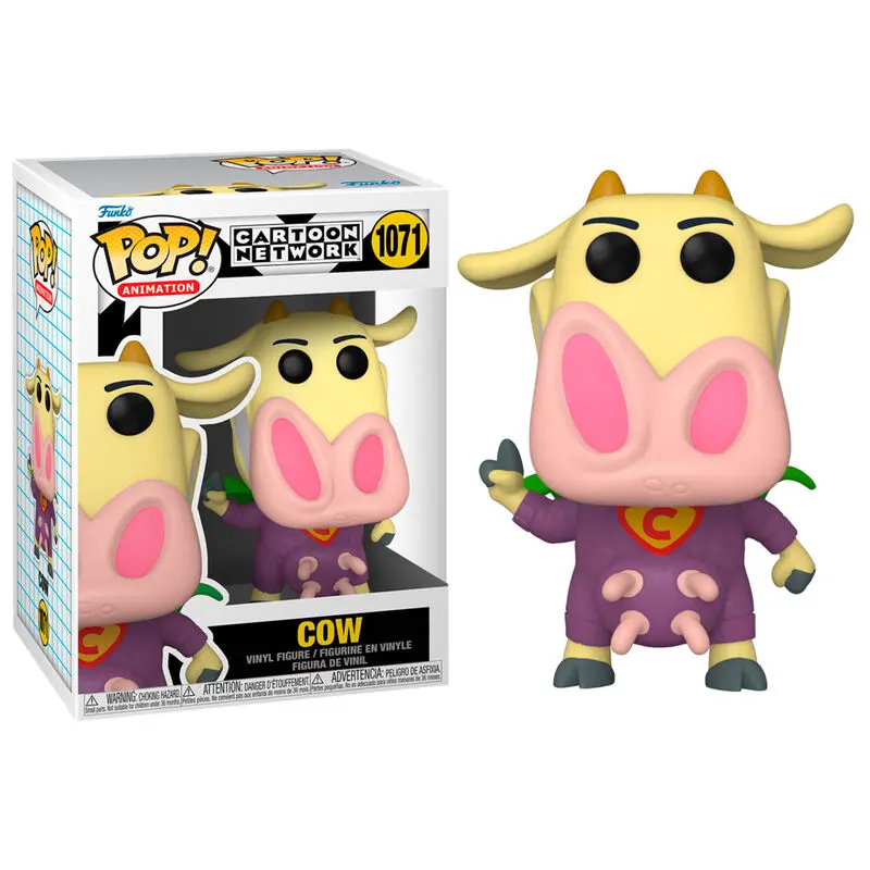 Cow and Chicken POP! Animație Figurina de Vinil Super Cow 9 cm poza produsului