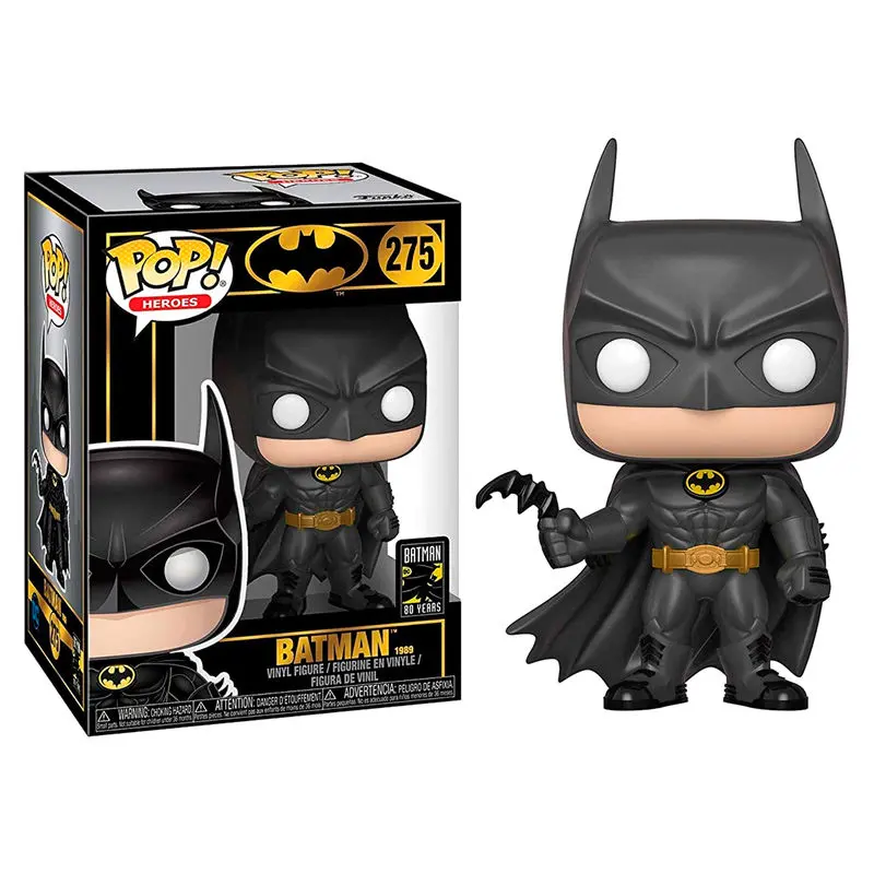 Batman 80th POP! Heroes Figurina Vinil Batman (1989) 9 cm poza produsului