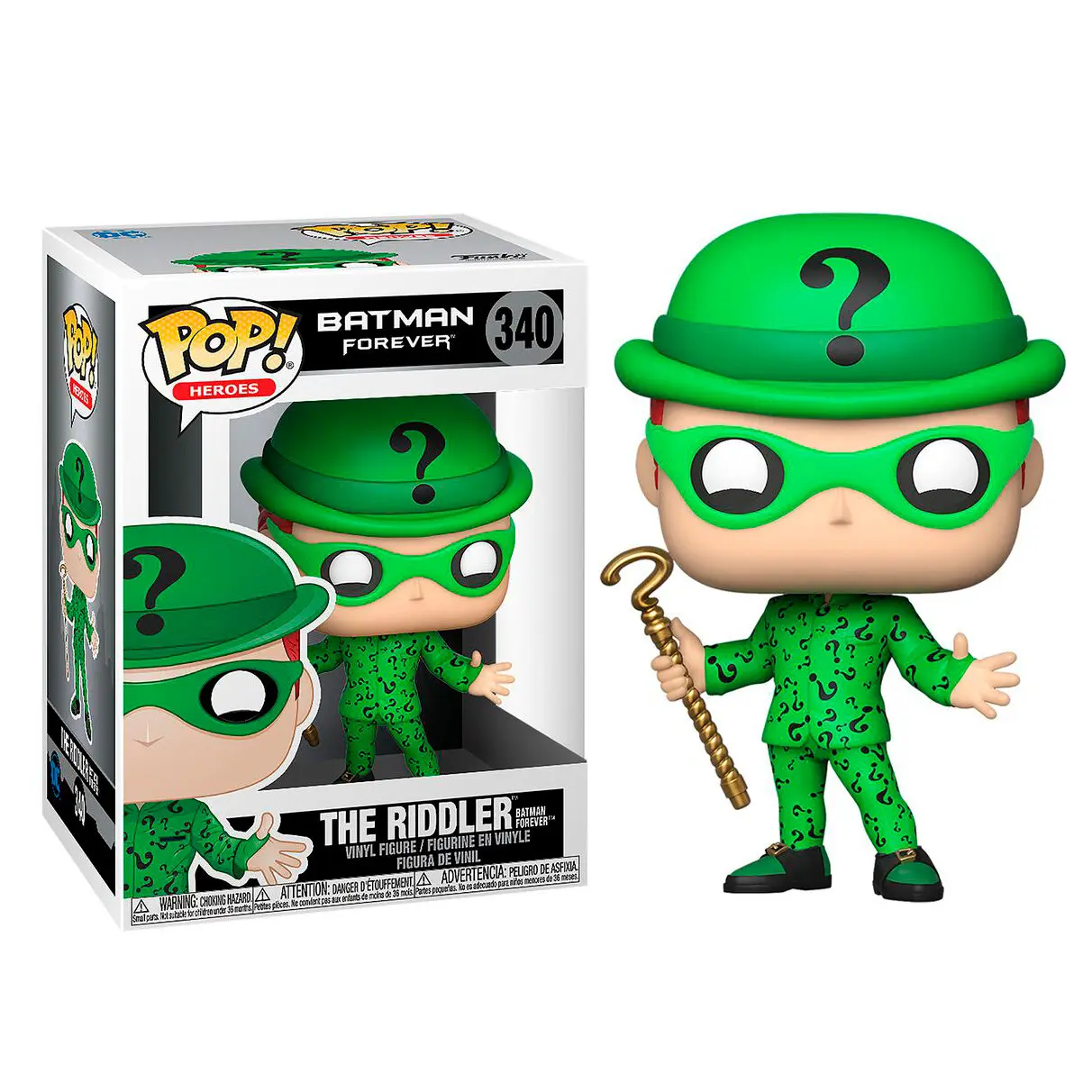 Batman Forever POP! Heroes Figurina Vinyl Riddler 9 cm poza produsului