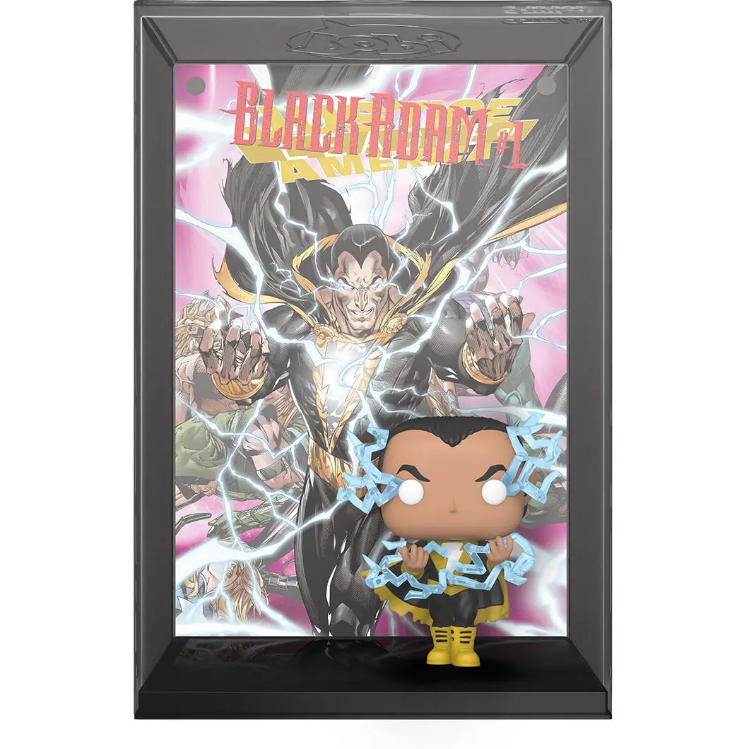 Figurină de vinil DC POP! Comic Cover Black Adam (Glow-in-the-Dark) 9 cm poza produsului