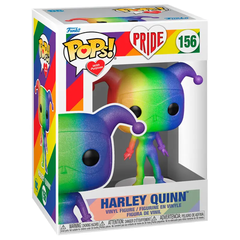 Pride 2022 DC Comics POP! Heroes Figurina Vinyl Harley Quinn 9 cm poza produsului