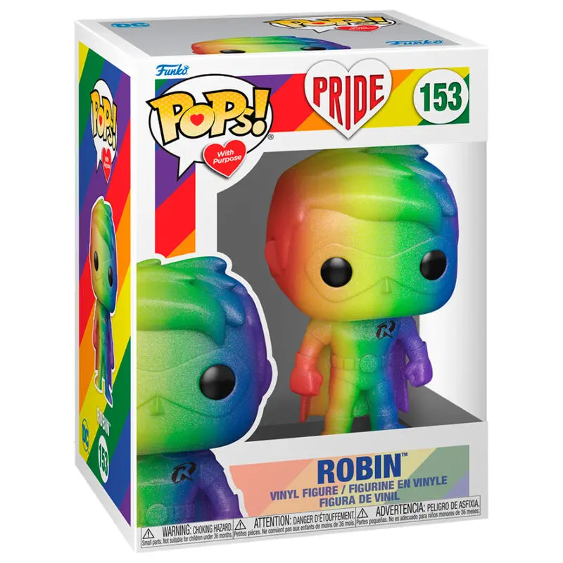 Pride 2022 DC Comics POP! Heroes figurină vinyl Robin 9 cm poza produsului