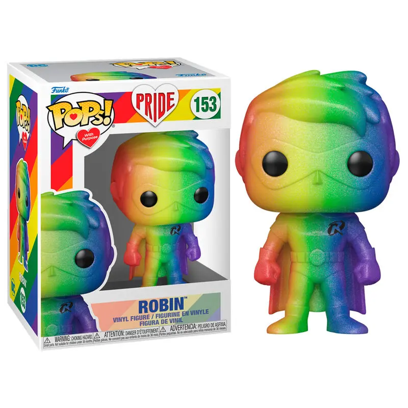 Pride 2022 DC Comics POP! Heroes figurină vinyl Robin 9 cm poza produsului