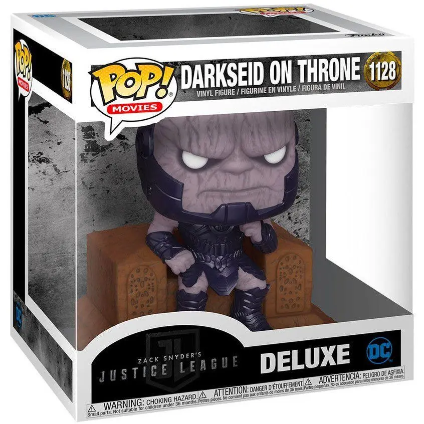 Zack Snyder's Justice League POP! Figurina Deluxe Vinyl Darkseid pe Tron 9 cm poza produsului