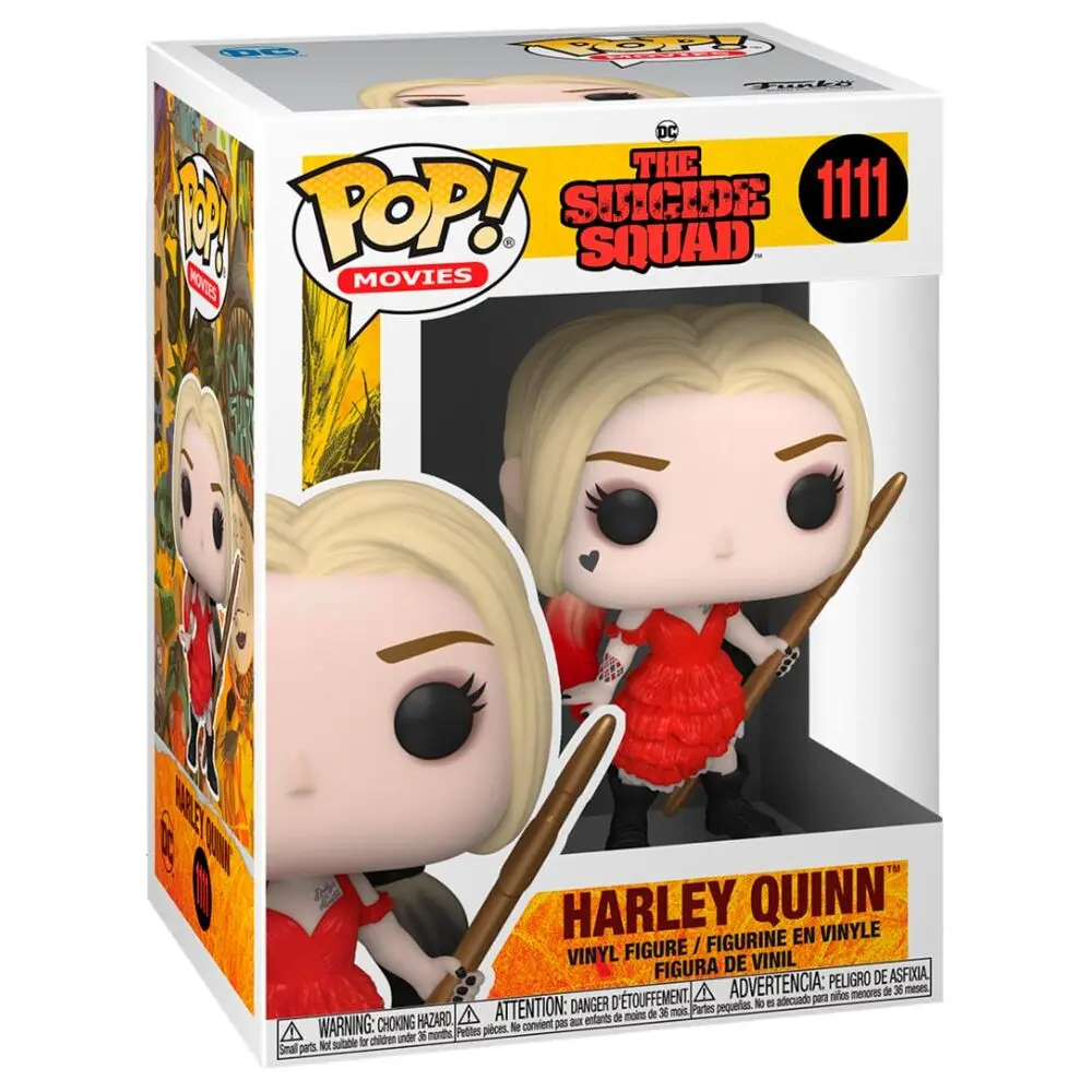 The Suicide Squad POP! Movies Figurina Vinyl Harley Quinn (Damaged Dress) 9 cm poza produsului