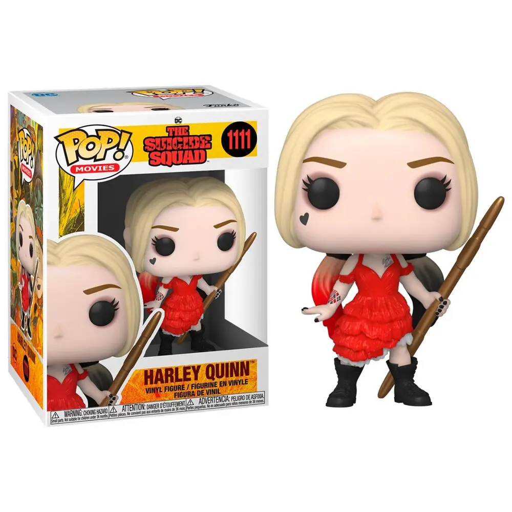 The Suicide Squad POP! Movies Figurina Vinyl Harley Quinn (Damaged Dress) 9 cm poza produsului