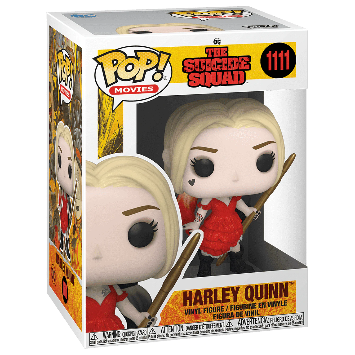 The Suicide Squad POP! Movies Figurina Vinyl Harley Quinn (Damaged Dress) 9 cm poza produsului