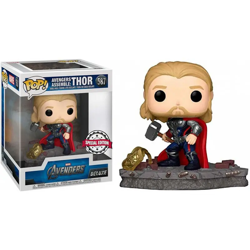 Figurină POP Deluxe Avengers Thor Assemble Exclusive poza produsului