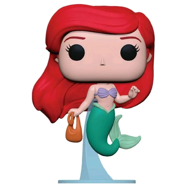 Figurină de Vinil The Little Mermaid POP! Disney Ariel cu Sac 9 cm poza produsului