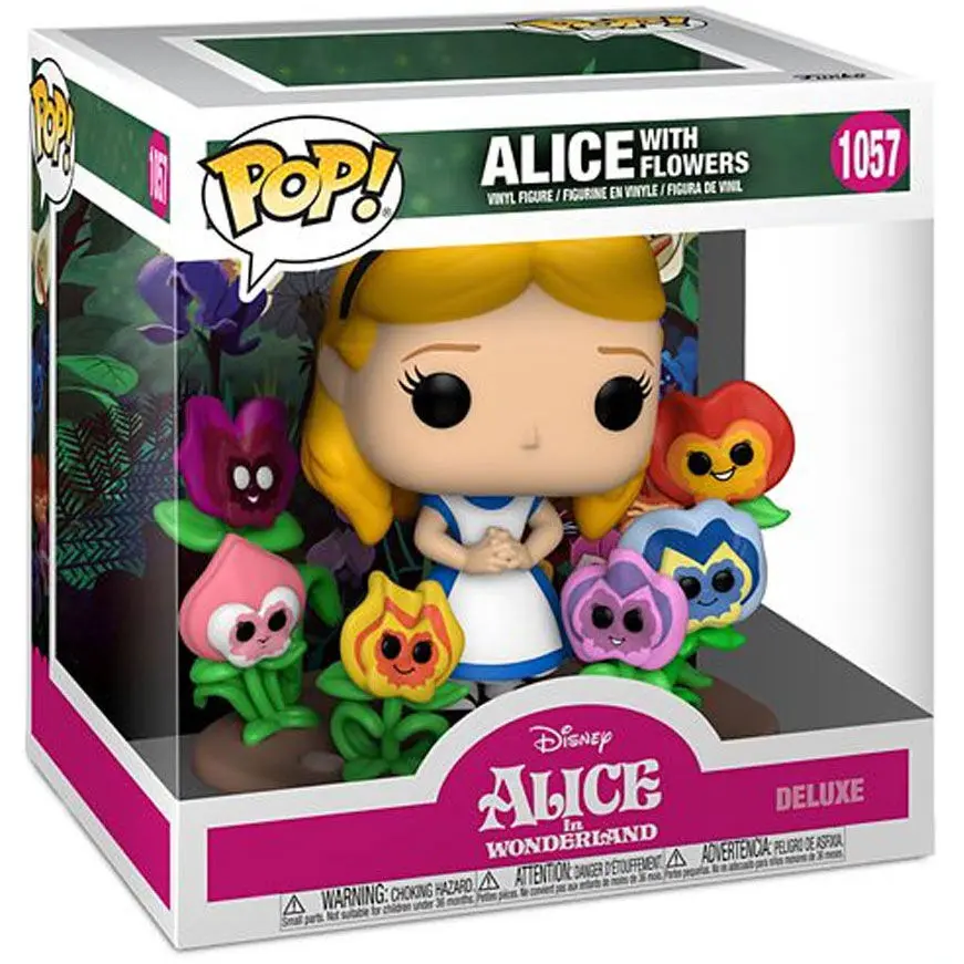 Alice in Wonderland POP! Figurina Deluxe de Vinil Alice cu Flori 10 cm poza produsului