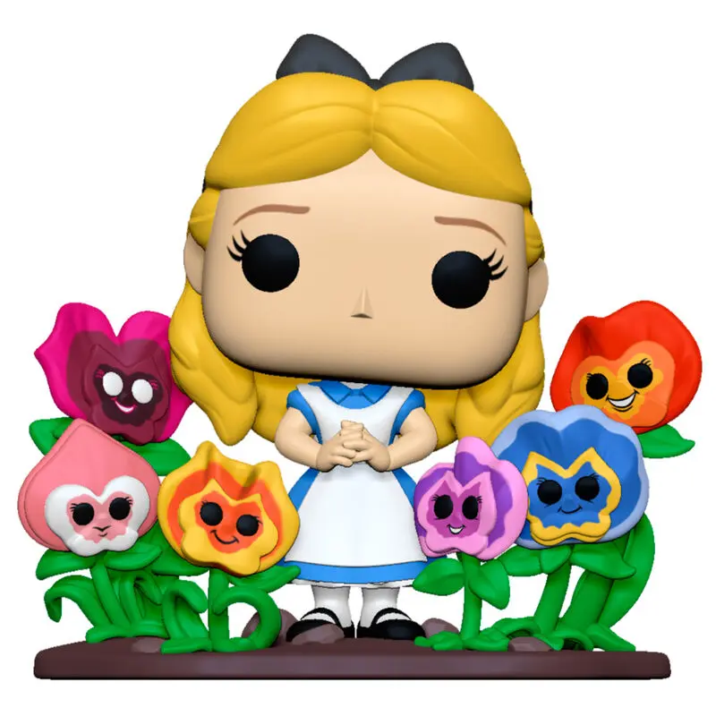 Alice in Wonderland POP! Figurina Deluxe de Vinil Alice cu Flori 10 cm poza produsului