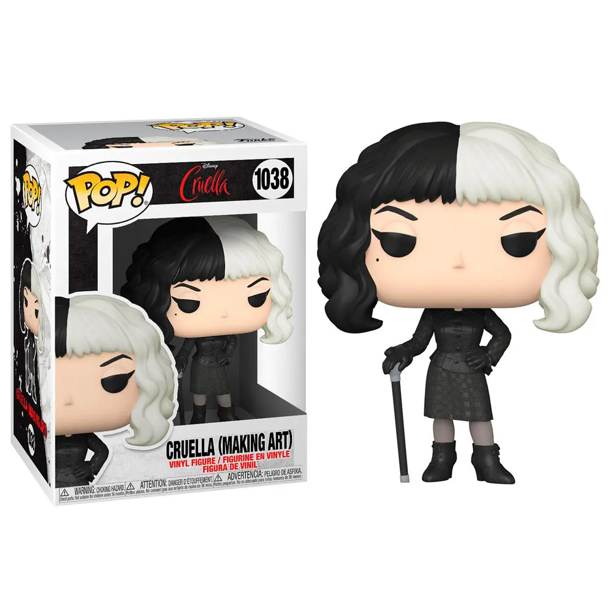 Cruella POP! Disney Figurina Vinyl Cruella (Making Art) 9 cm poza produsului