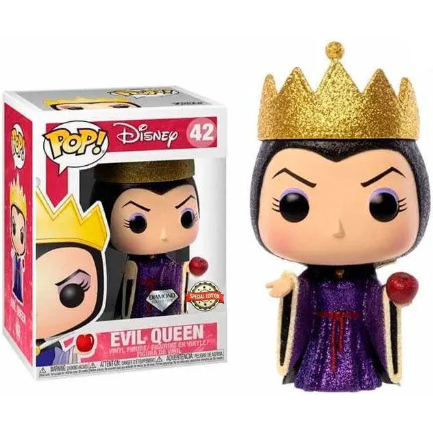 Figurină POP! Vinyl Albă ca Zăpada și cei șapte pitici Regina cea Rea (Sclipici Diamant) 9 cm poza produsului