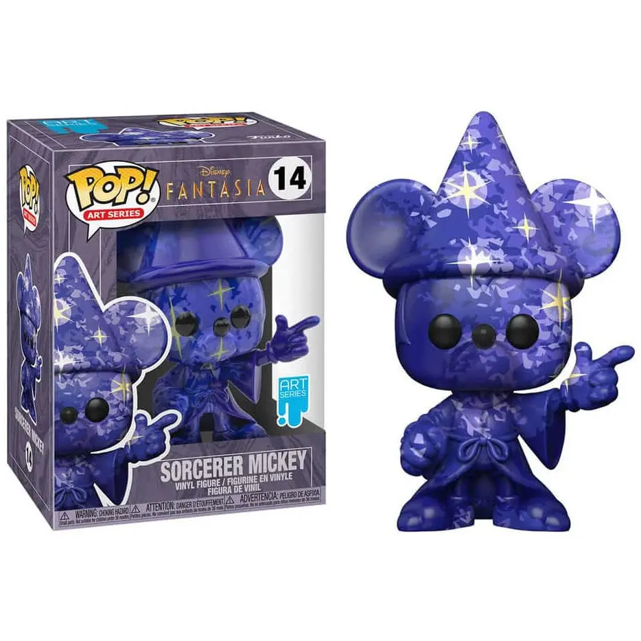 Figurină Vinyl POP! TV Fantasia 80th Anniversary Mickey #1(Artist Series) cu Pop Protector 9 cm poza produsului