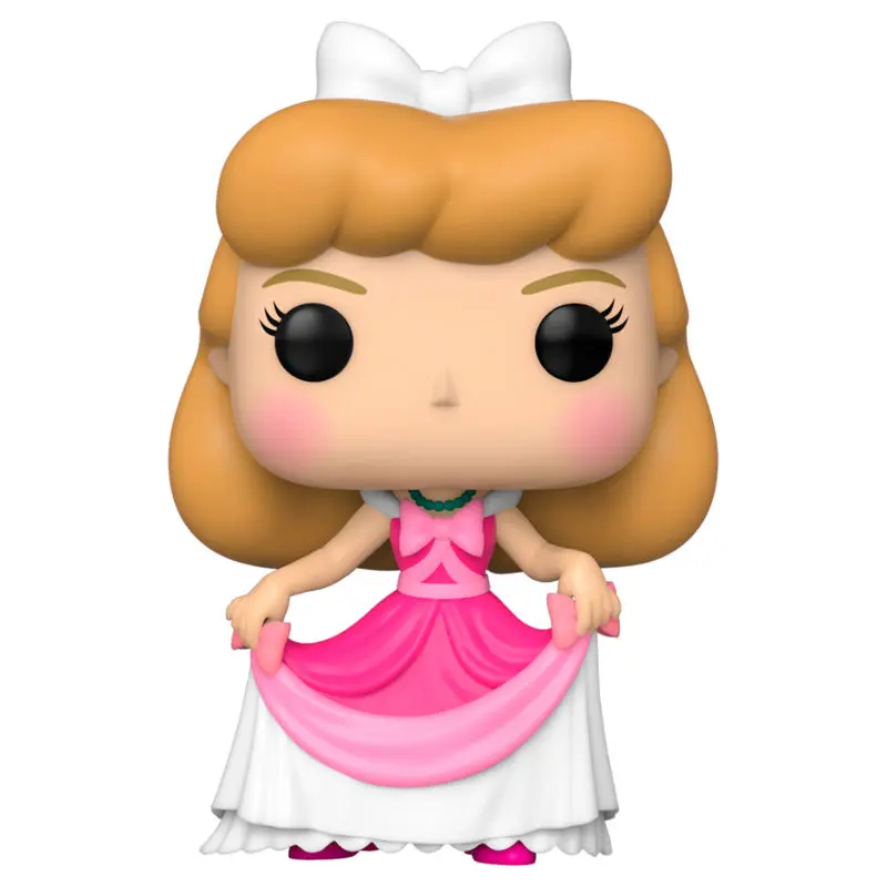 Cinderella POP! Figurina Vinyl Cenușăreasa (Rochie Roz) 9 cm poza produsului