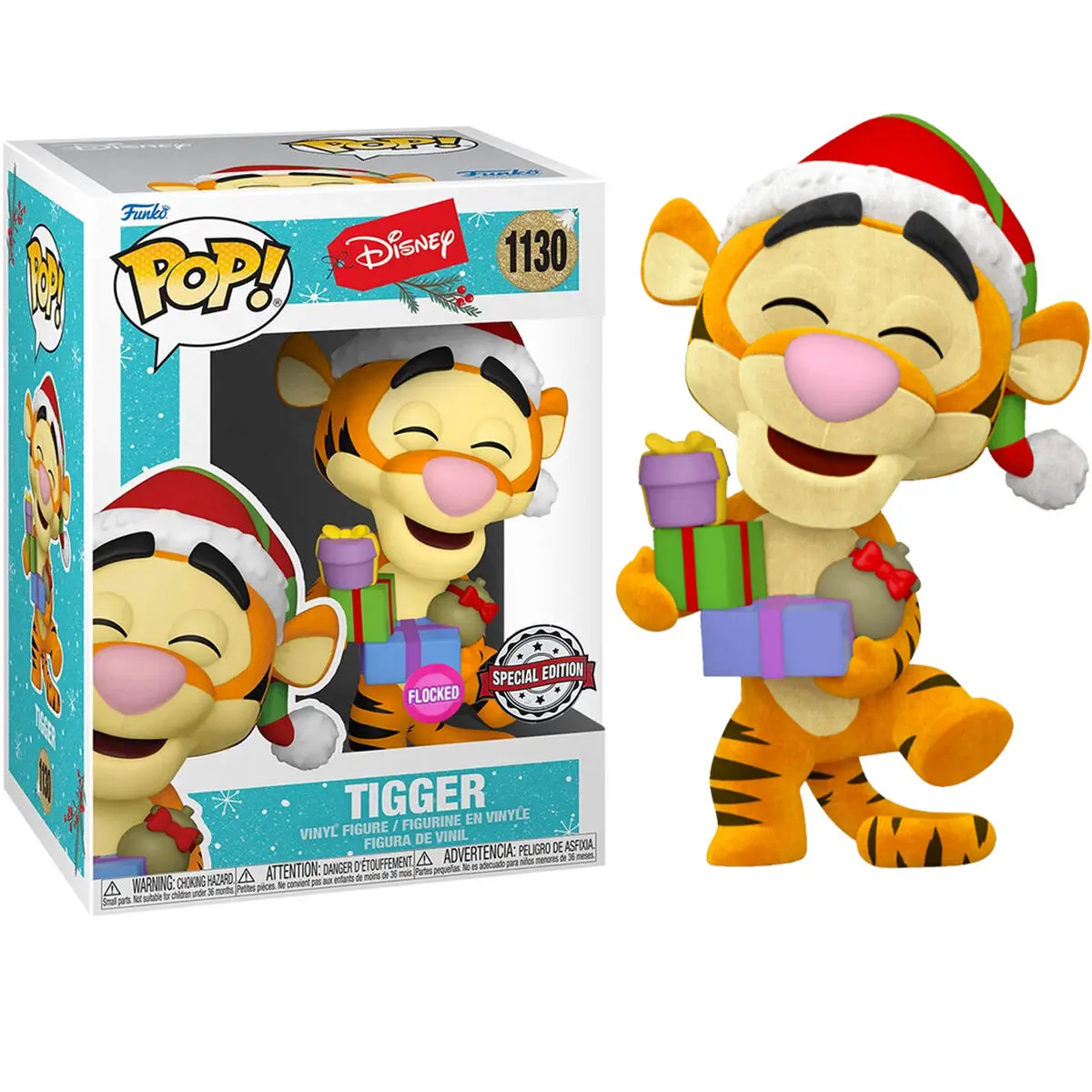 Winnie the Pooh POP! Disney Figurina de Vinil Tigger (Flocked) 9 cm poza produsului