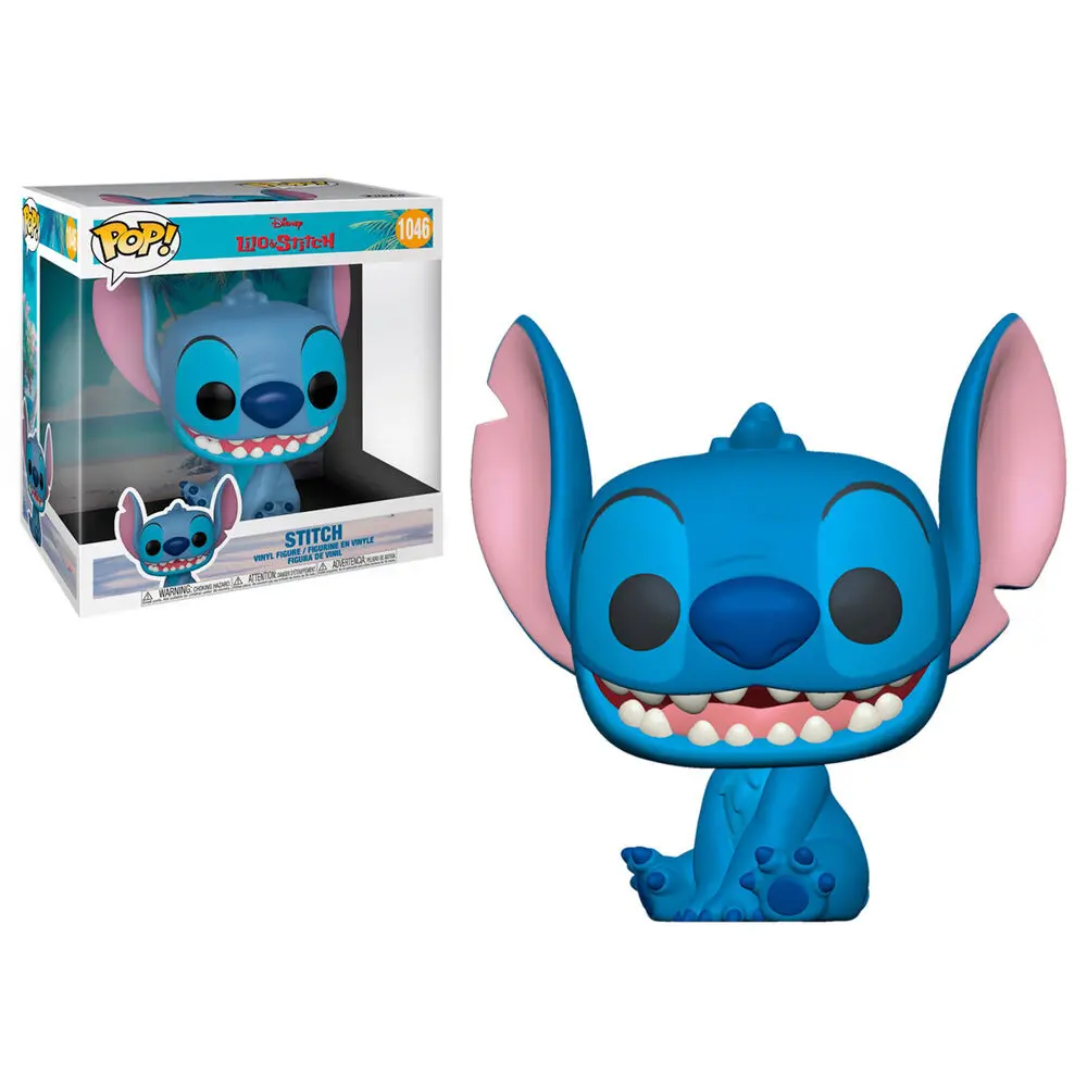 Lilo & Stitch Super Sized Jumbo POP! Games Figurina de vinil Stitch 25 cm poza produsului