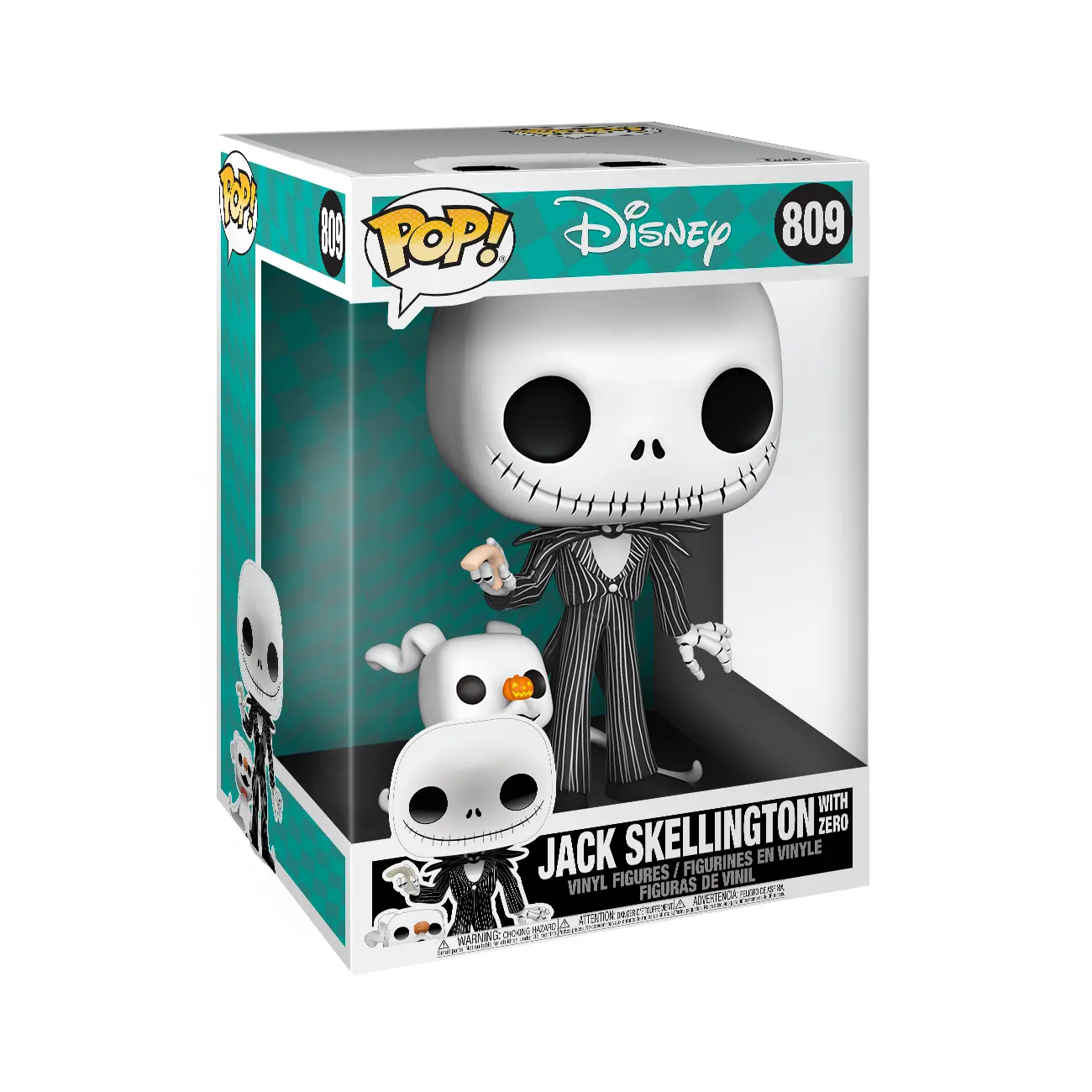 Figurina POP Disney Nightmare Before Christmas Jack with Zero 25cm poza produsului