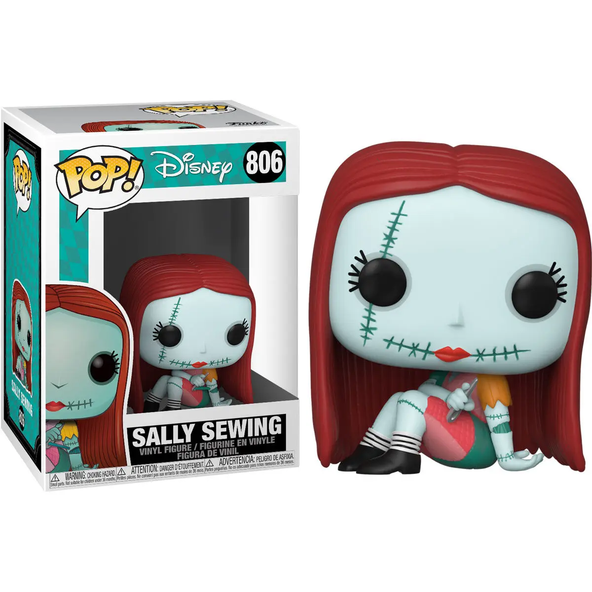 Nightmare before Christmas POP! Disney Figurina Vinil Sally Sewing 9 cm poza produsului