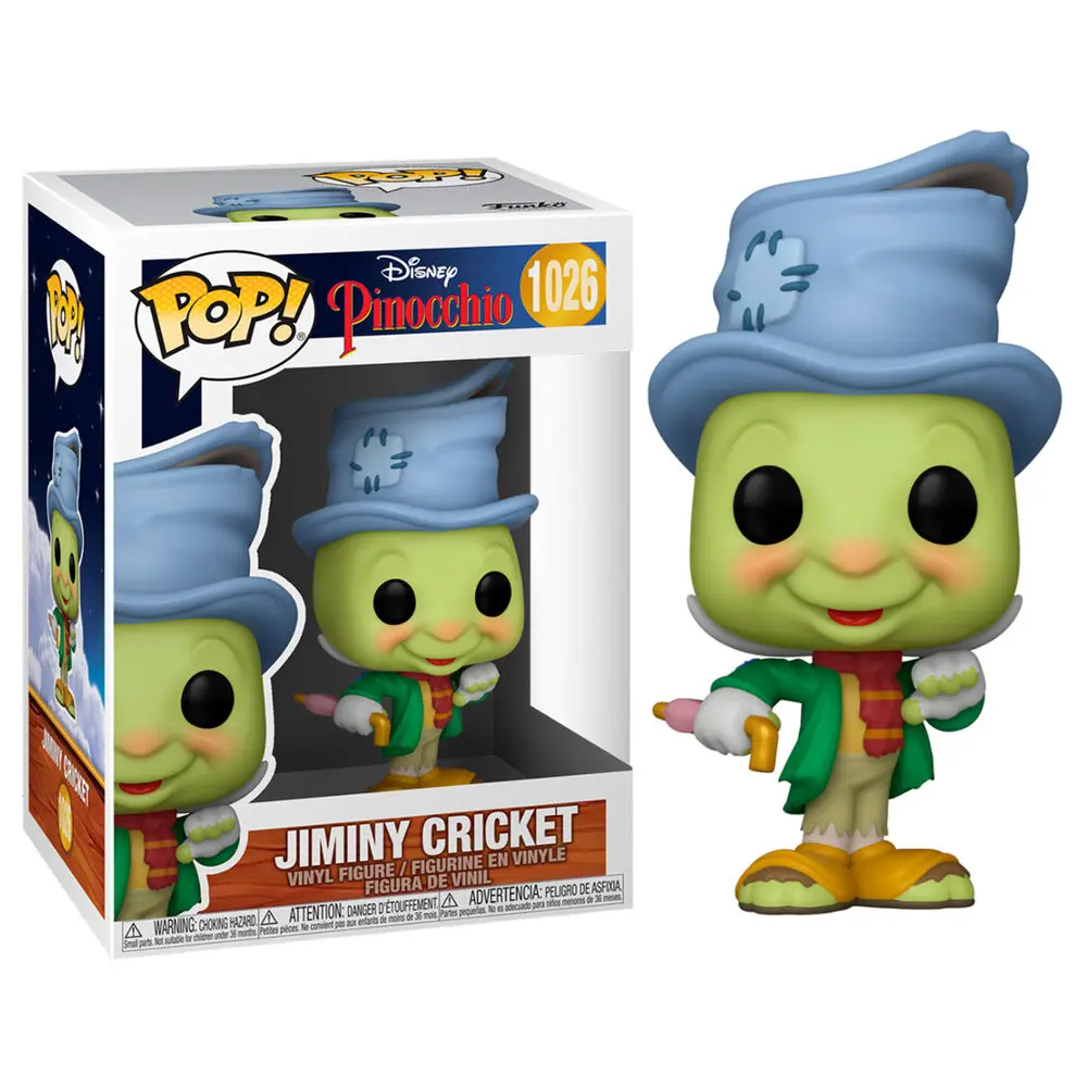 Pinocchio 80th Anniversary POP! Disney figurină vinyl Street Jiminy 9 cm poza produsului