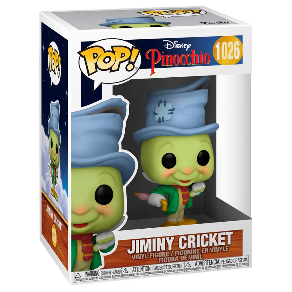 Pinocchio 80th Anniversary POP! Disney figurină vinyl Street Jiminy 9 cm poza produsului