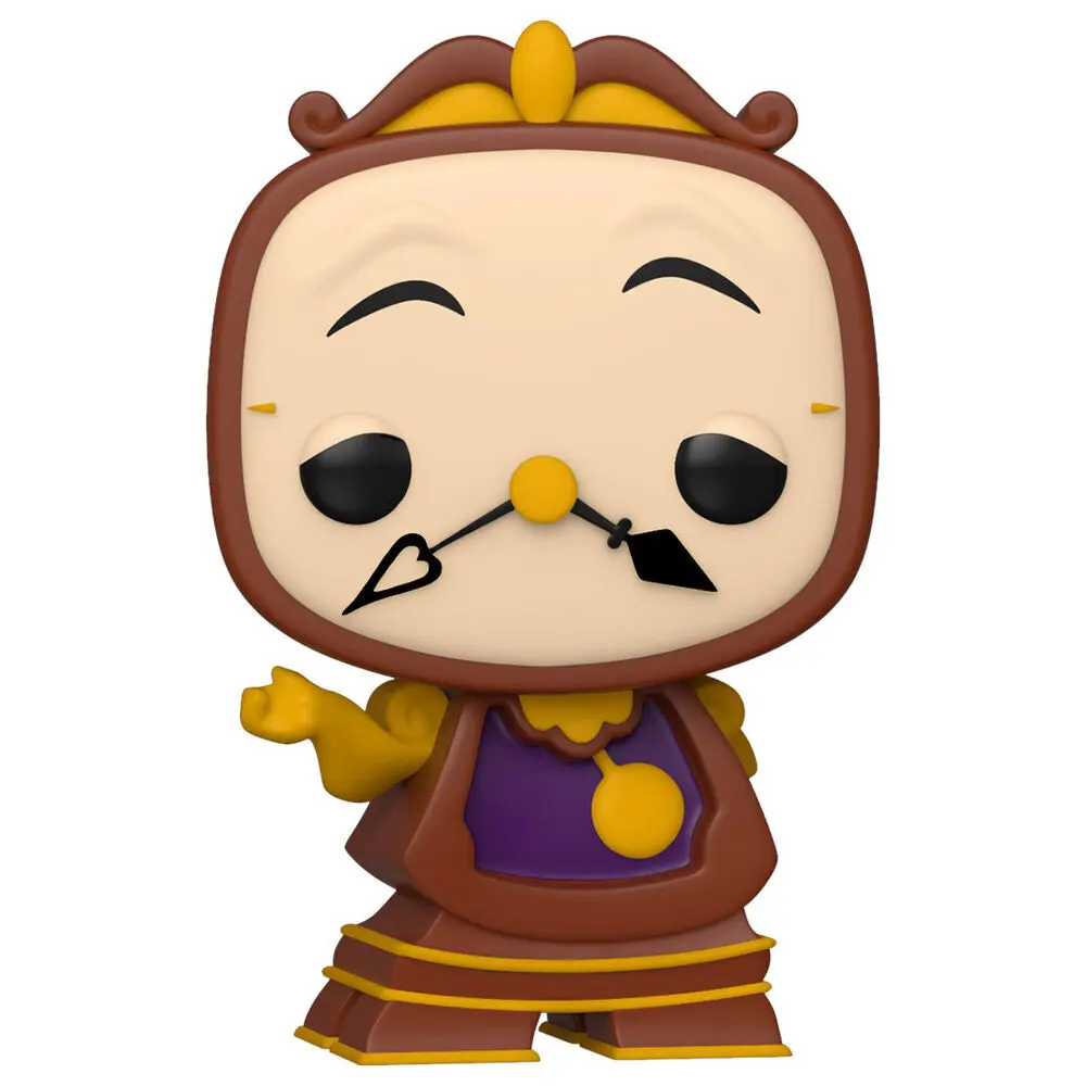 Beauty and the Beast POP! Movies Figurina Vinyl Cogsworth 9 cm poza produsului
