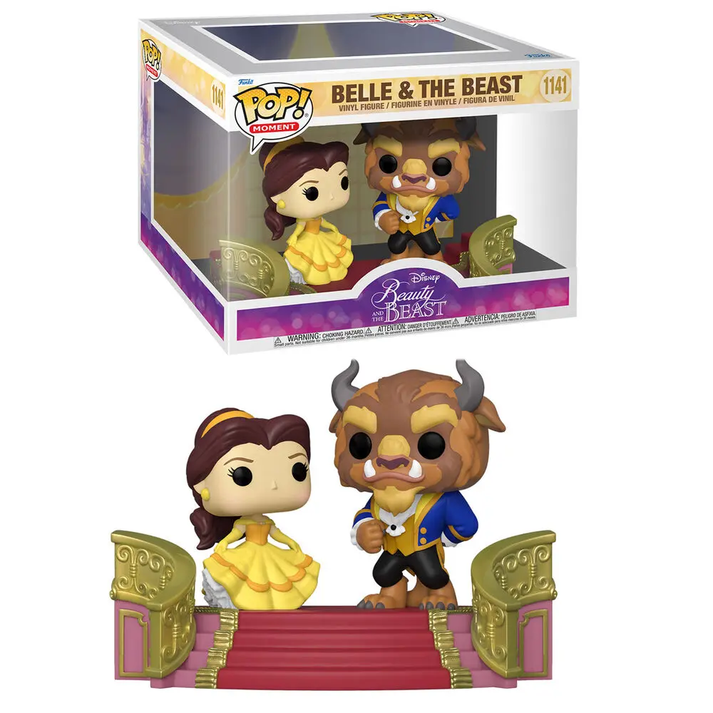 Beauty and the Beast POP Moment! Figurine de vinil pachet de 2 Formal Belle & Beast 9 cm poza produsului
