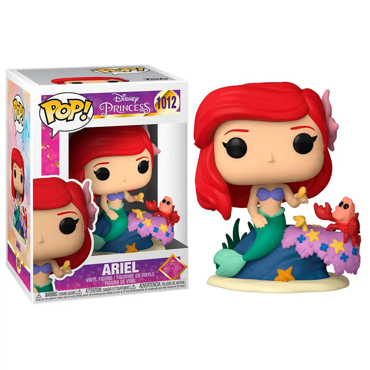 Disney: Ultimate Princess POP! Figurina Vinil Disney Ariel 9 cm poza produsului