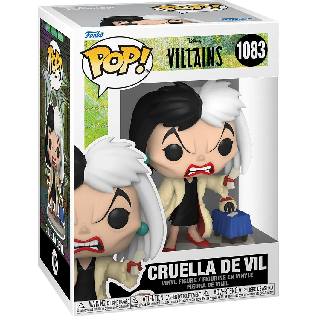 Disney: Villains POP! Disney Figurina Vinyl Cruella de Vil 9 cm poza produsului