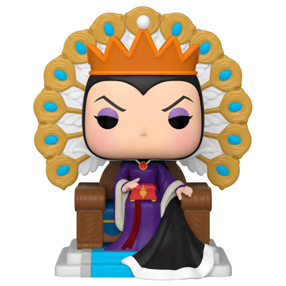 Disney POP! Deluxe Figurină Vinyl Villains Regina Malefică pe Tron 9 cm poza produsului