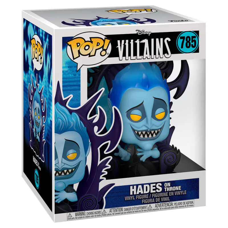 Hercules 25th Anniversary POP! Deluxe Movies Figurina Vinyl Hades pe Tron 9 cm poza produsului