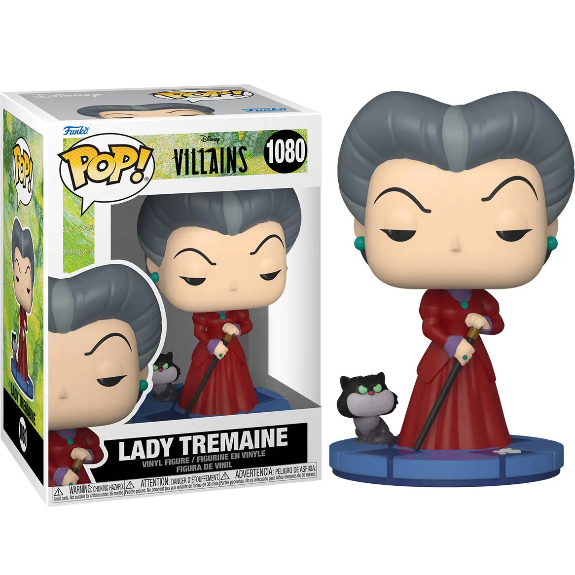 Disney: Villains POP! Figurina Vinyl Disney Lady Tremaine 9 cm poza produsului