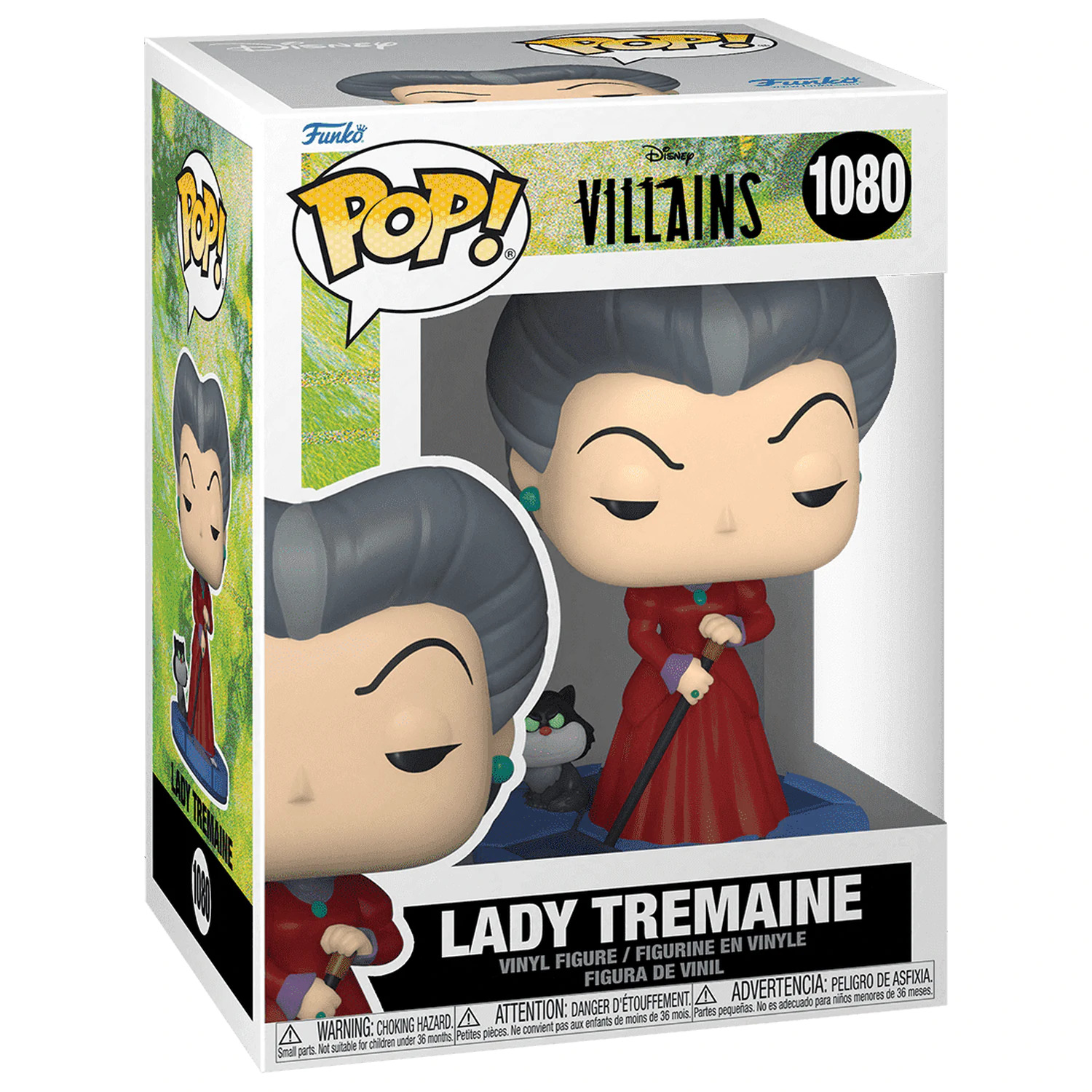 Disney: Villains POP! Figurina Vinyl Disney Lady Tremaine 9 cm poza produsului