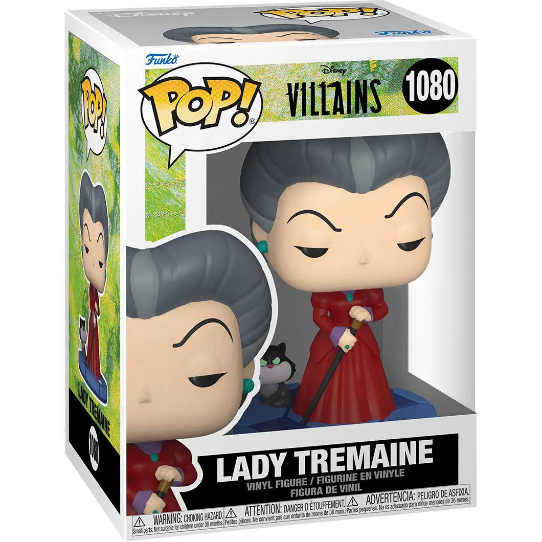 Disney: Villains POP! Figurina Vinyl Disney Lady Tremaine 9 cm poza produsului