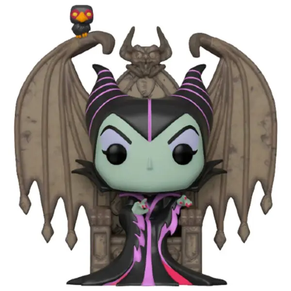 Figurină de vinil Disney POP! Deluxe Movies Maleficent on Throne 9 cm poza produsului