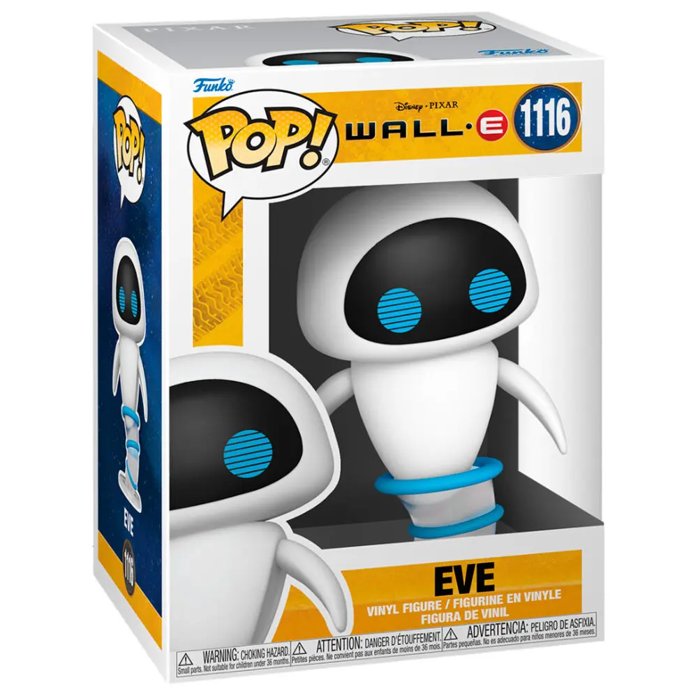 Wall-E POP! Movies Figurină Vinil Eve Zburătoare 9 cm poza produsului