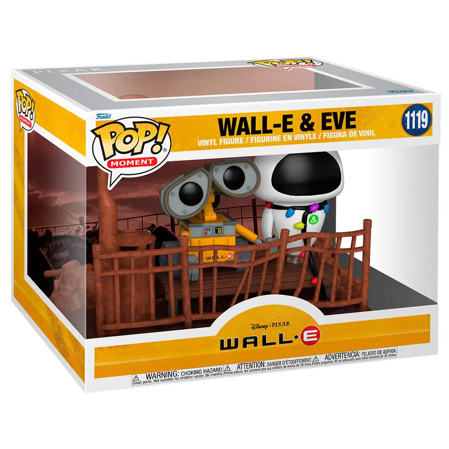 Wall-E POP Moment! Figurine de Vinil Pachet 2 Wall-E & Eve 9 cm poza produsului