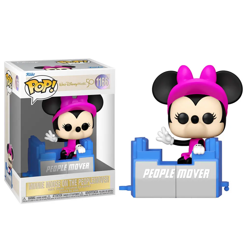 Walt Disney Word 50th Anniversary POP! Disney Figurina Vinil People Mover Minnie 9 cm poza produsului