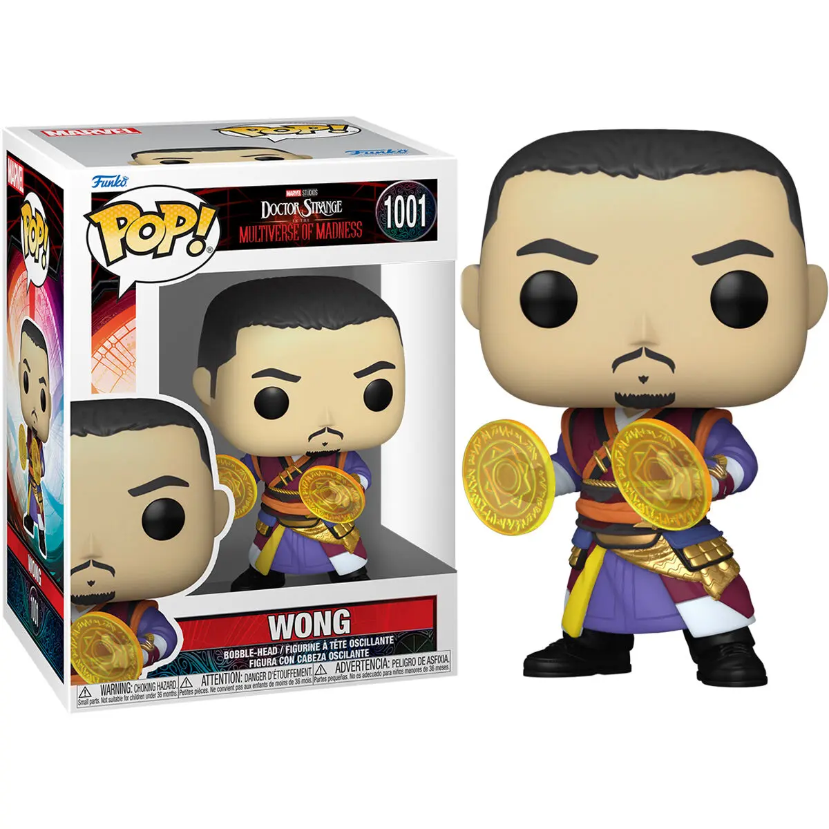 Doctor Strange in the Multiverse of Madness POP! Marvel Figurina Vinyl Wong 9 cm poza produsului