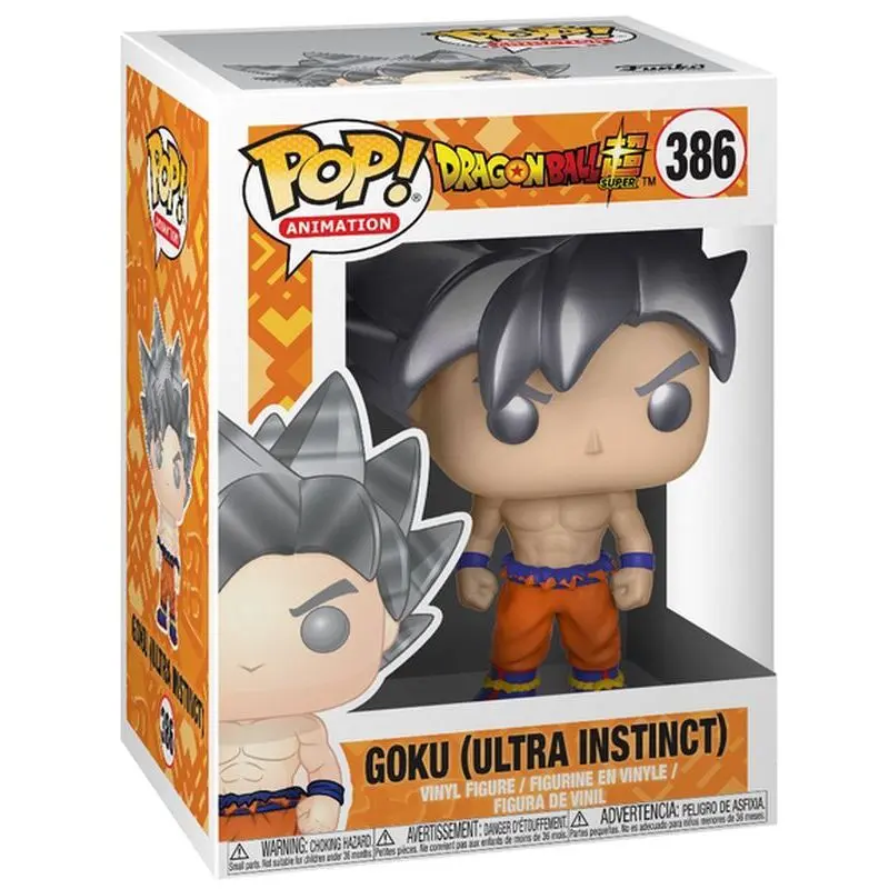 Dragon Ball Super POP! Figurină de animație din vinil Goku (Ultra Instinct) 9 cm poza produsului