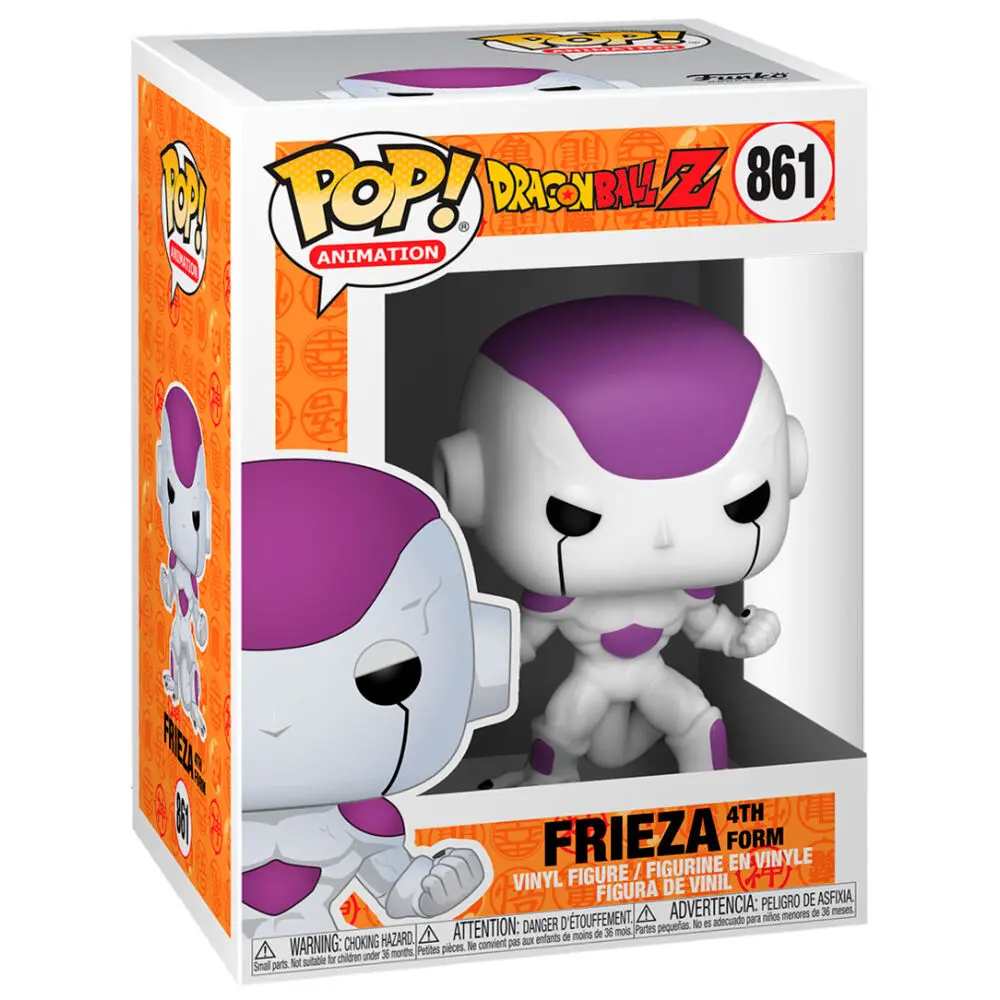 Figurină de vinil Dragon Ball Z POP! Animation Frieza (Prima Formă) 9 cm poza produsului