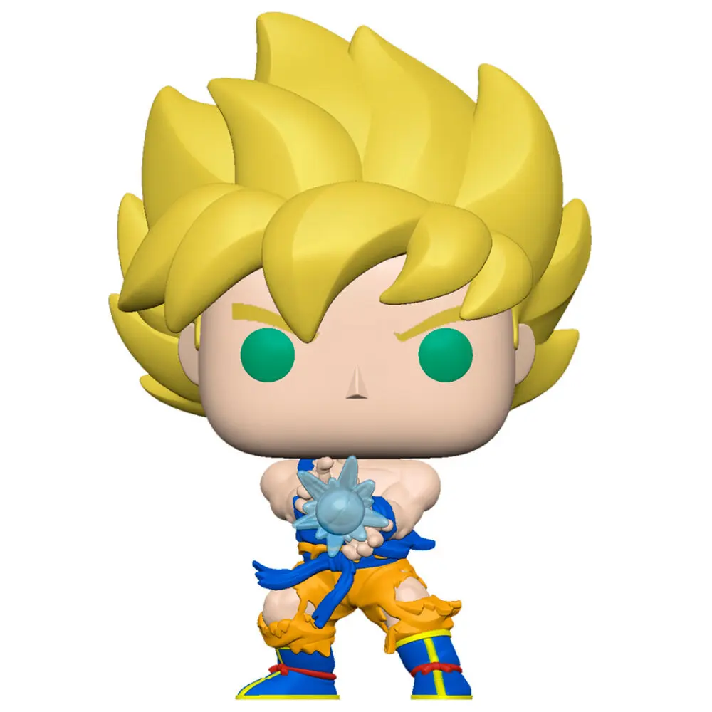 Dragon Ball Z POP! Animation Figurina din vinil SS Goku cu Unda Kamehameha 9 cm poza produsului