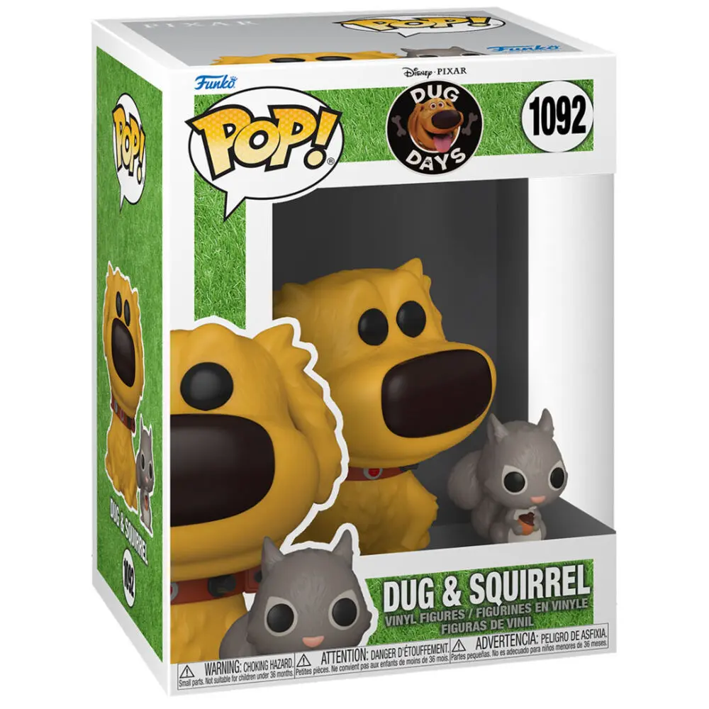 Dug Days POP & Buddy Disney Figurina Vinyl Dug cu veveriță 9 cm poza produsului