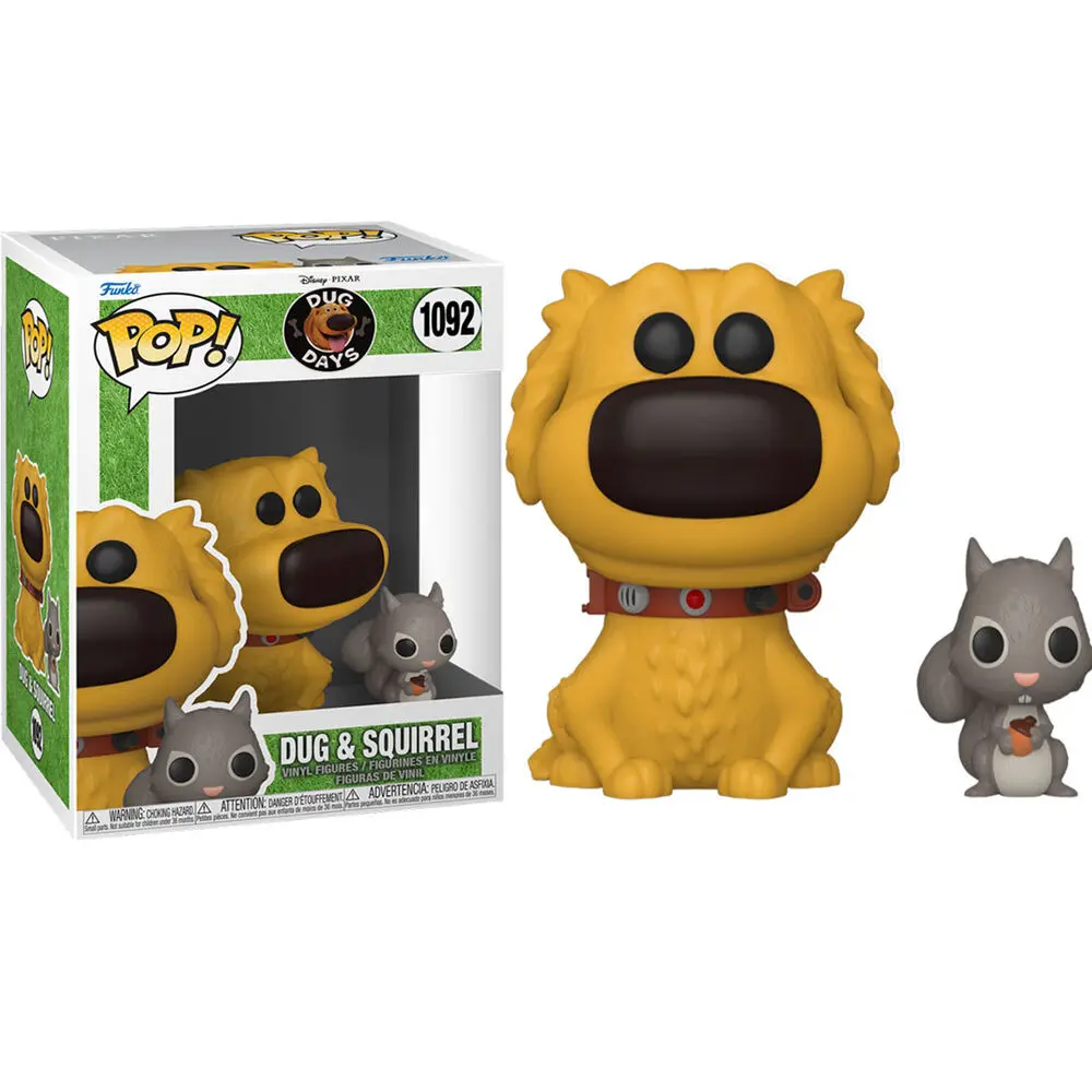 Dug Days POP & Buddy Disney Figurina Vinyl Dug cu veveriță 9 cm poza produsului